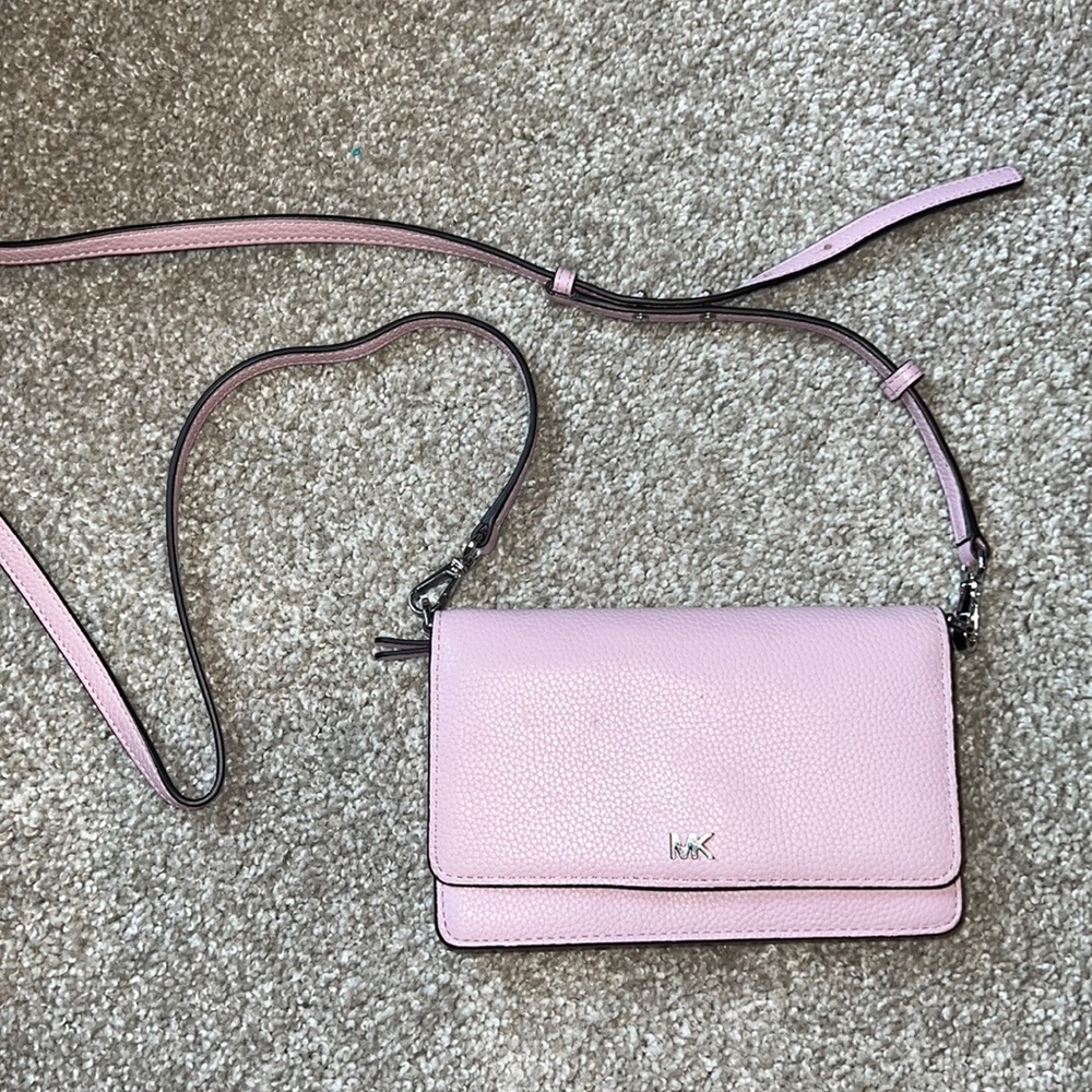 Michael Kors Pink Cross Body w/ Phone Holder